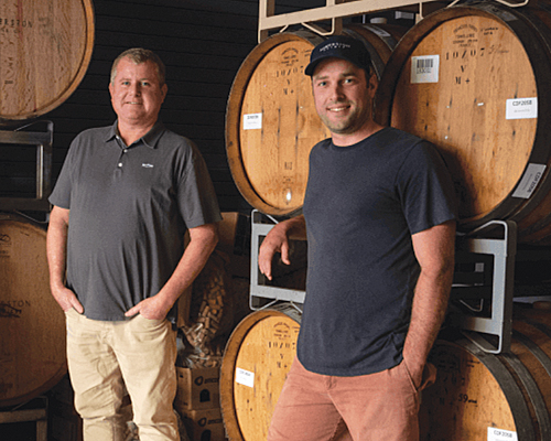 Director of Viticulture & Winemaking  Craig Becker, and Winemaker Cody Hurd