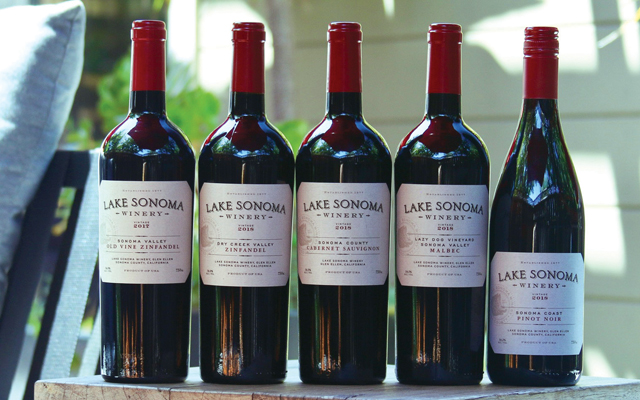 Lake Sonoma Winery red wines