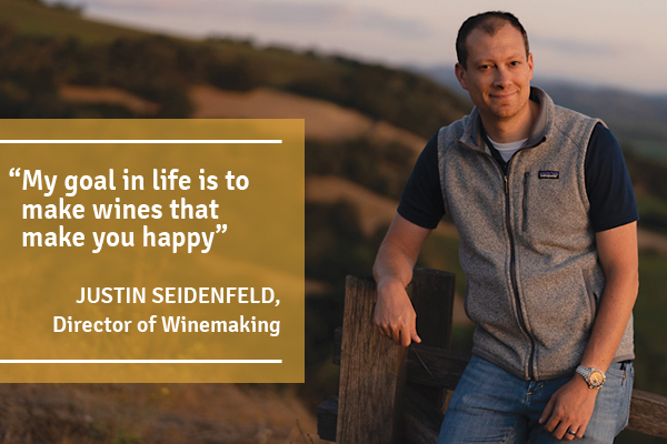 Rodney Strong Winemaker Justin Seidenfeld