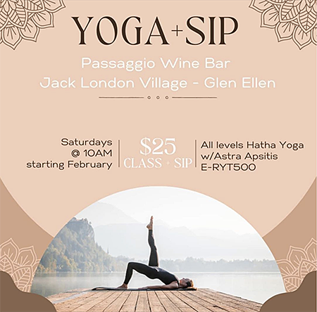 Yoga & Sips Passaggio Wines